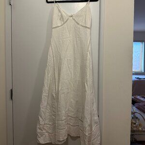 Abercrombie linen blend midi/maxi dress